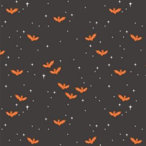 Art Gallery Fabrics - Spooky 'n Sweeter - Winging it Midnight