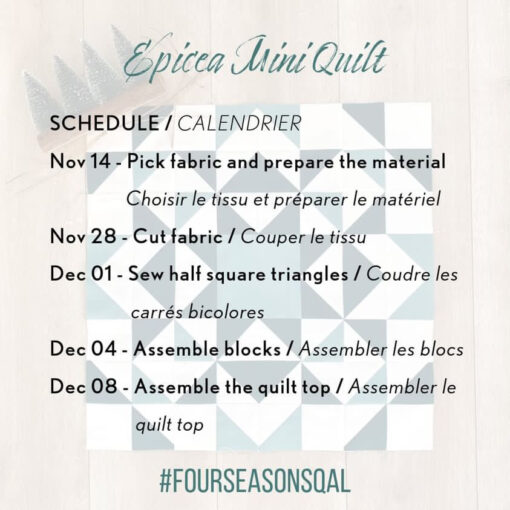 Kit Patchwork - Les quatre saisons (Hiver) – Image 2