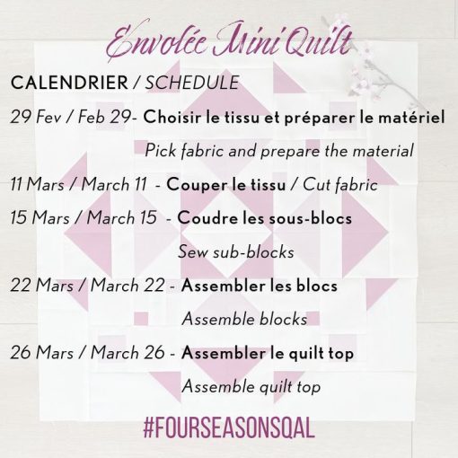 Kit Patchwork - Les quatre saisons (Printemps) – Image 2