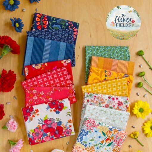 Art Gallery Fabrics - Flower fields - 15 FQ