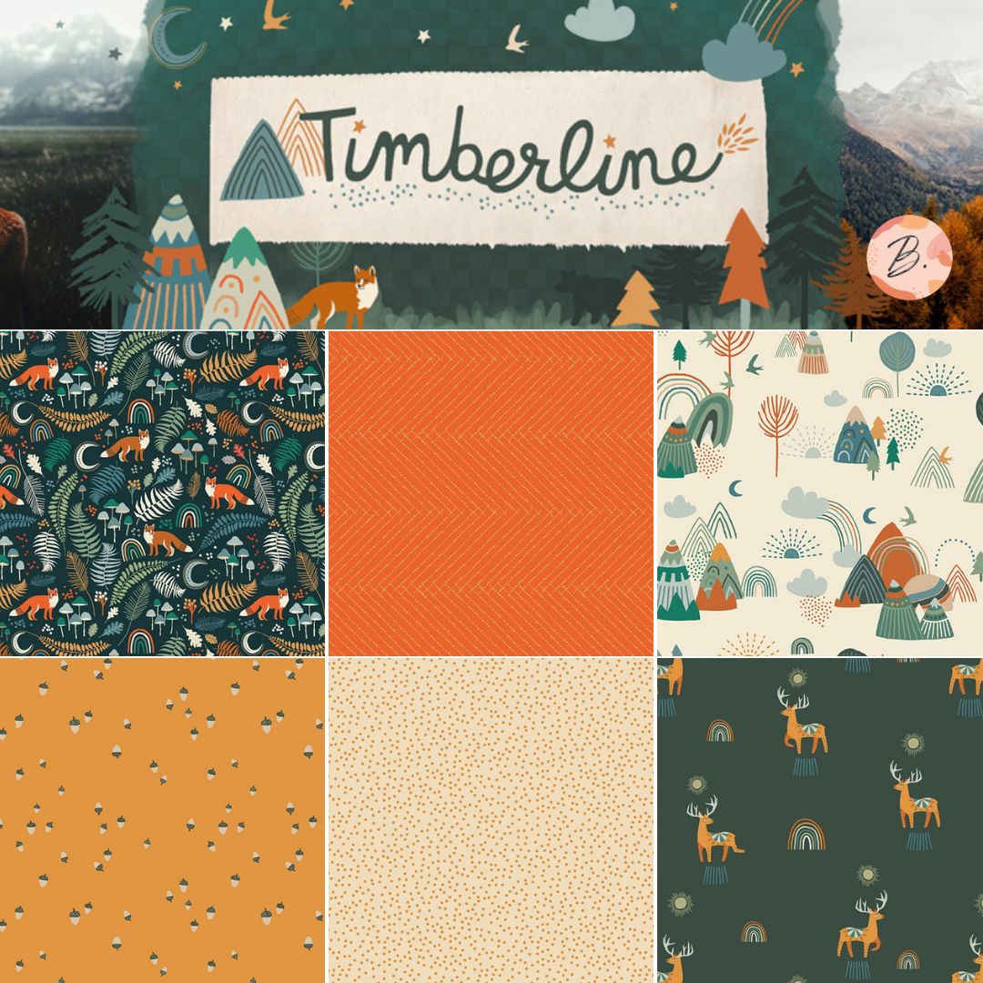Art Gallery Fabrics mini collection timberline