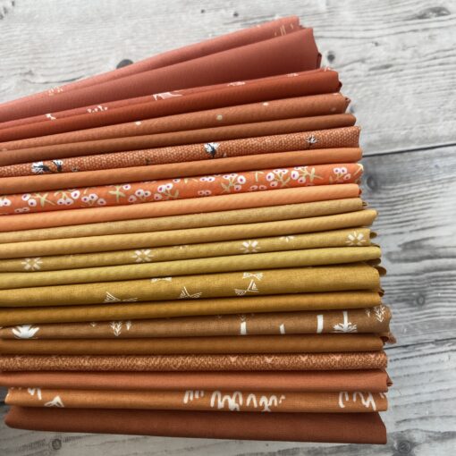 22 FQ - Coupons de tissu tons chauds – Image 2